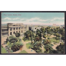 PLAZA LAVALLE ANTIGUA TARJETA POSTAL